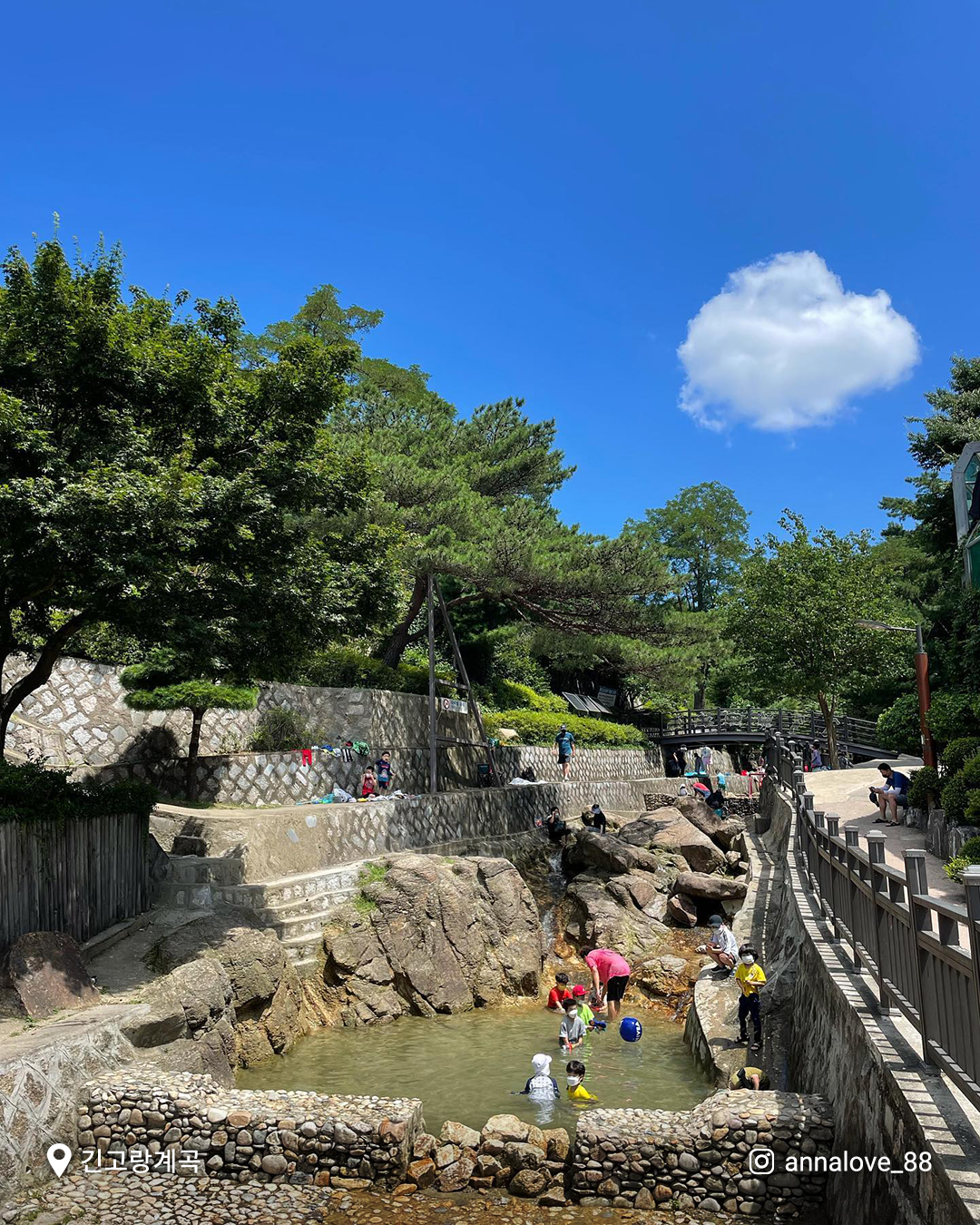 긴고랑 계곡 사진